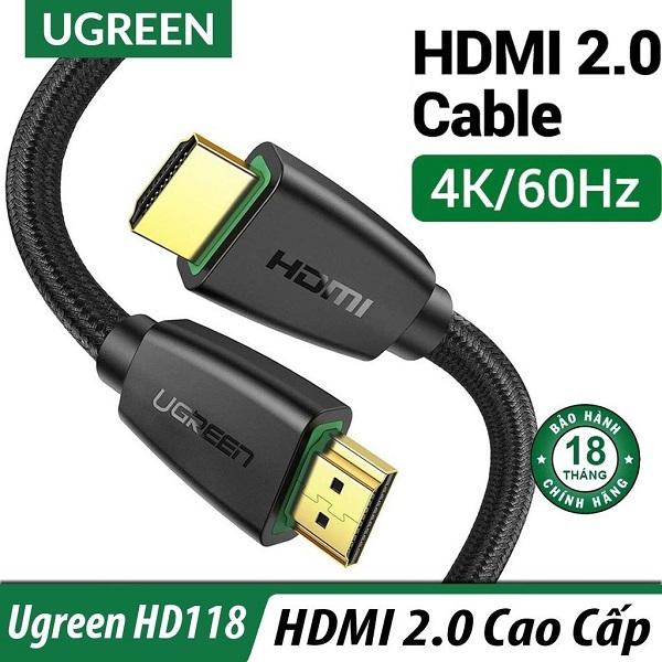 Hình ảnh cáp HDMI UGREEN 2.0 cao cấp